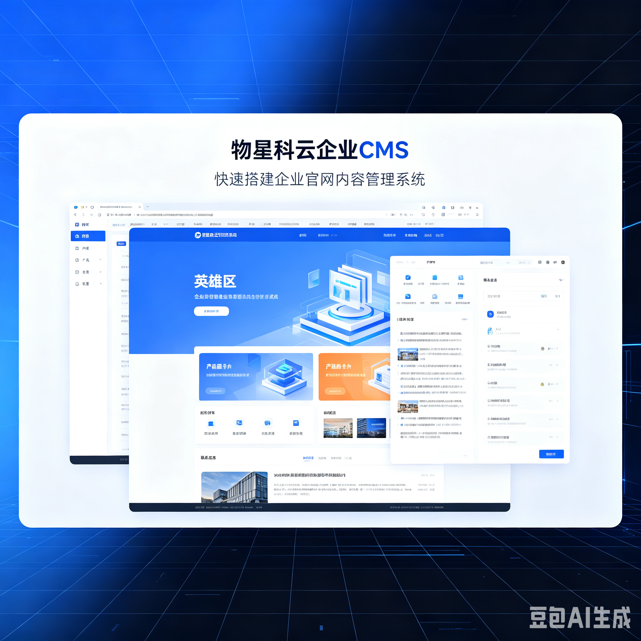 物星科云企业 CMS 网站源码